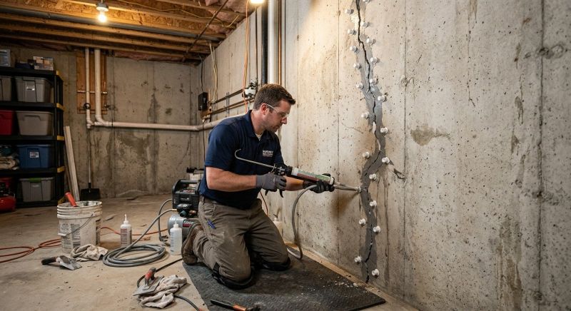 Basement Crack Repair in Estes Park, CO