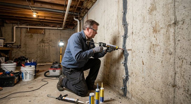 Basement Crack Repair in Estes Park, CO