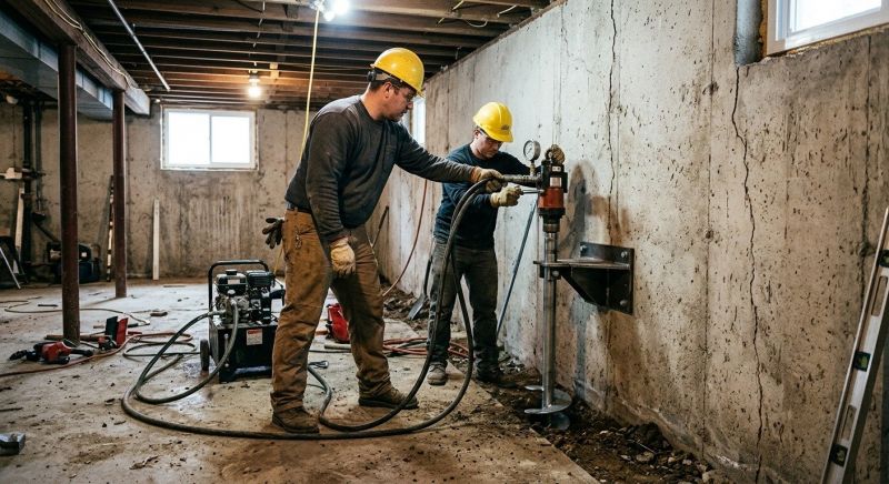 Basement Stabilization in Estes Park, CO