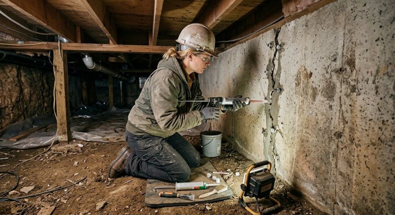 Crawlspace Foundation Repair in Allenspark, CO