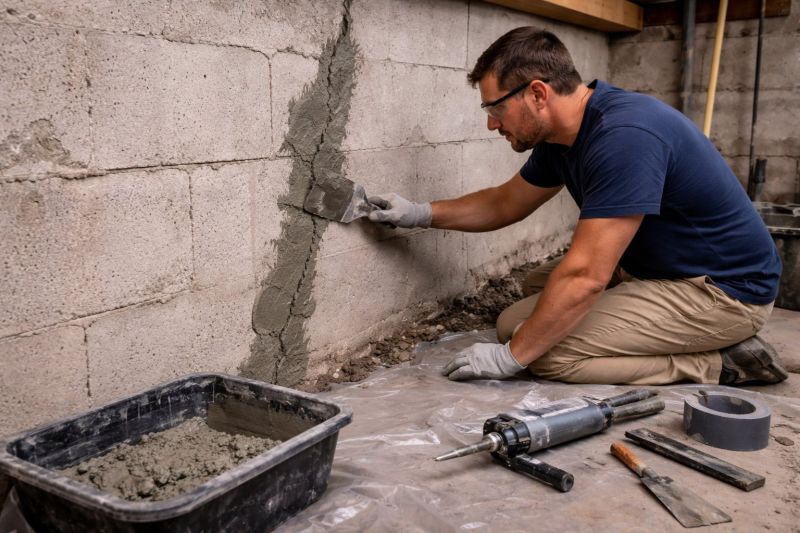 Foundation Crack Repair in Estes Park, CO