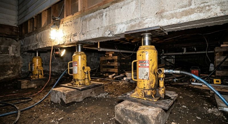 Foundation Jacking in Lyons, CO
