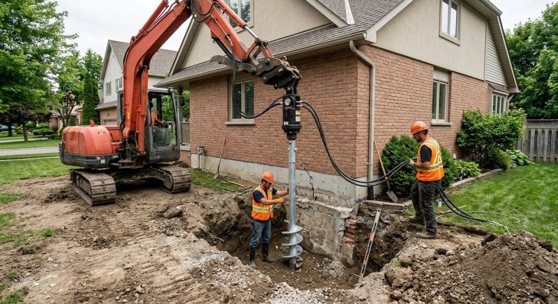 Helical Pile Installation in Estes Park, CO
