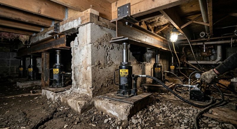 House Foundation Leveling in Estes Park, CO