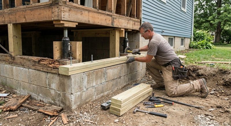 Sinking Foundation Repair in Estes Park, CO