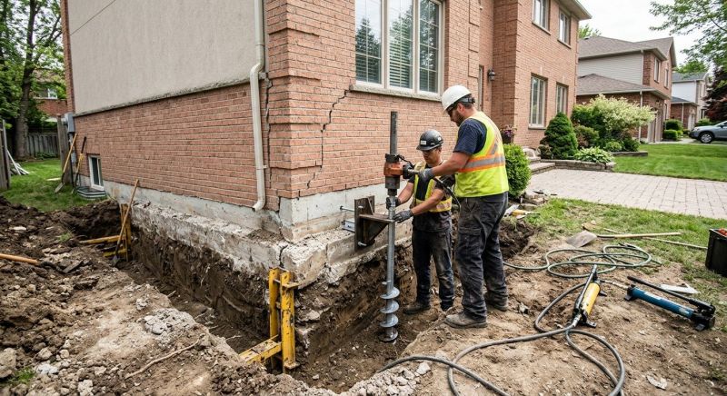 Sinking Foundation Repair in Longmont, CO