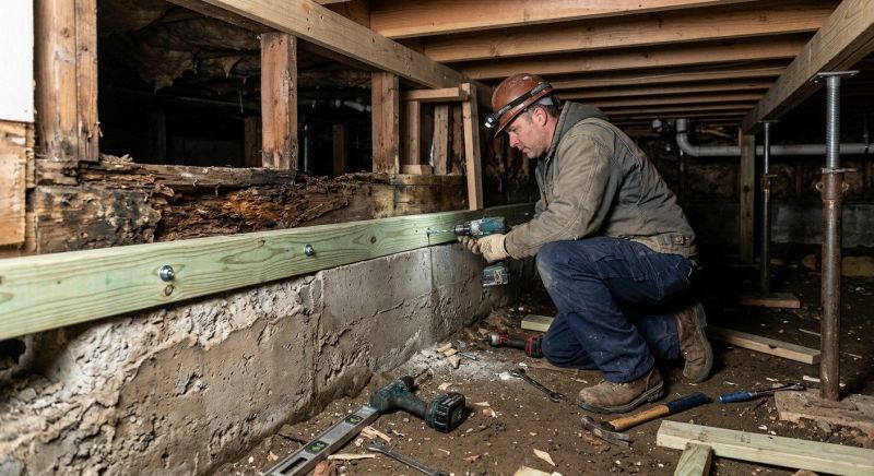 Sinking Foundation Repair in Loveland, CO