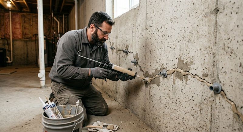 Basement Crack Repair